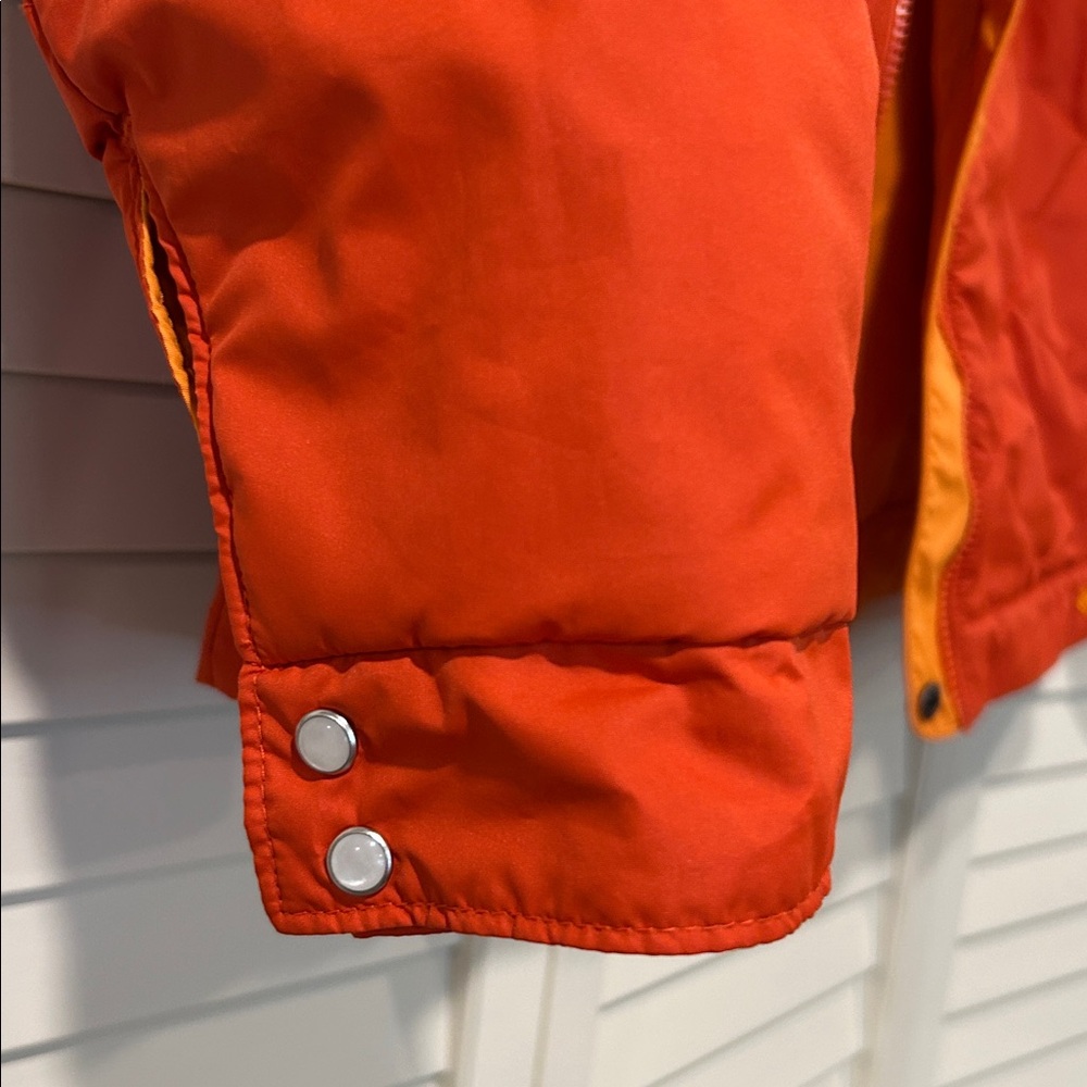 Columbia Orange/Dark Orange REVERSIBLE Utility Jacket Size S - Picture 4 of 10